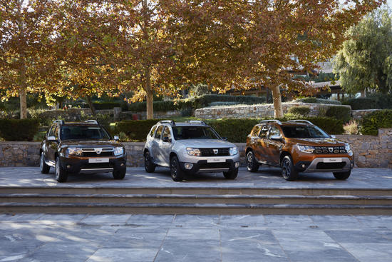 UNE PERCÉE SPECTACULAIRE POUR UN SUCCÈS DURABLE: DACIA DUSTER FÊTE SES 10 ANS EN SUISSE